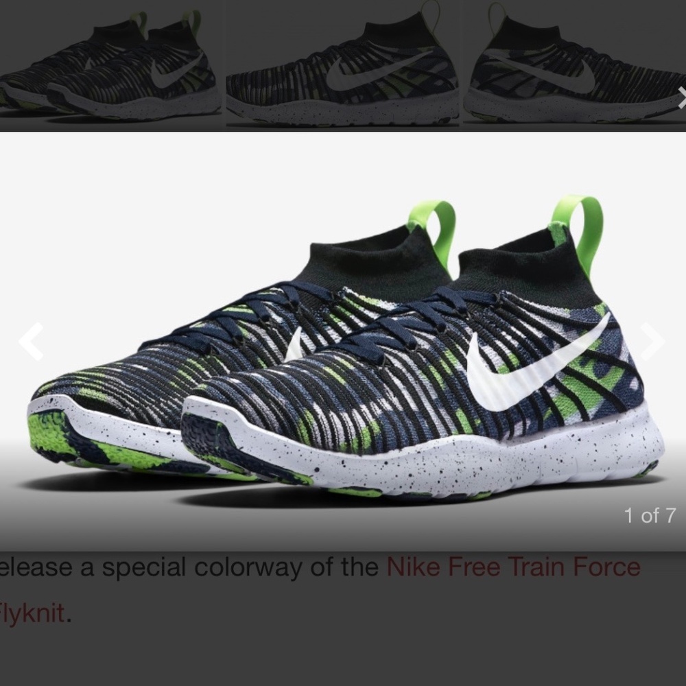 Nike Free Train Force Flyknit "Dangeruss Wilson," Size 10.5